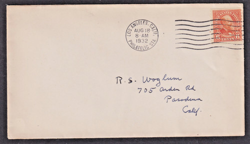 723 fdc 1932 6c orange - us,
