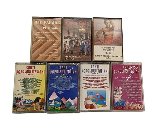 Lotto audiocassette canti - lotto,