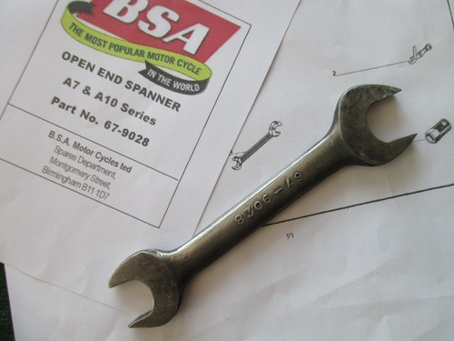 Vintage bsa a10 double - a7, &