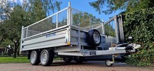 FLAT BED CAR TRAILER DROPSIDE