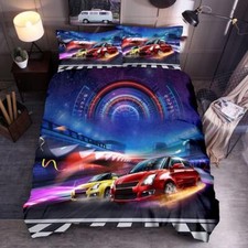 Extreme Sport Challenge Scooter Quilt Duvet Cover Bedding Set Single Double Size