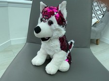 Large soft toy husky dog - soft,