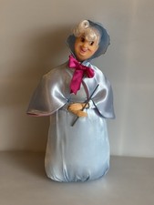 Disney Store Vintage Cinderella Fairy Godmother Doll With Cape & Wand 🩵