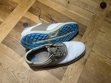 Footjoy Traditions Spikeless Golf Shoes  -  White / Black -  Size 11