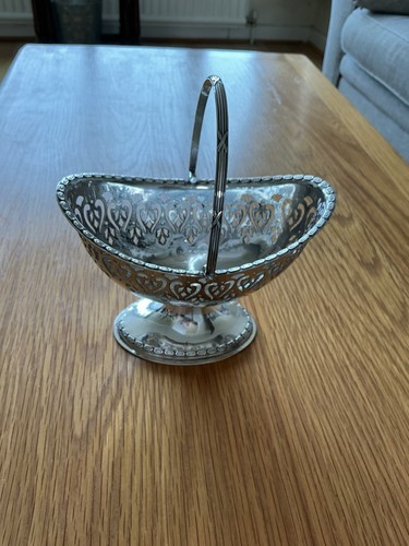 Vintage silver plated pierced - vintage,