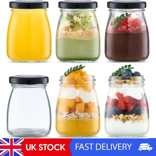 6pcs 100ml clear glass - 100ml,