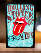 Rolling Stones Framed A4 Modern Wall Art Posters