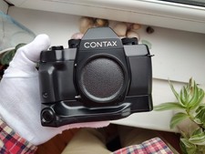 Contax film camera black - contax,