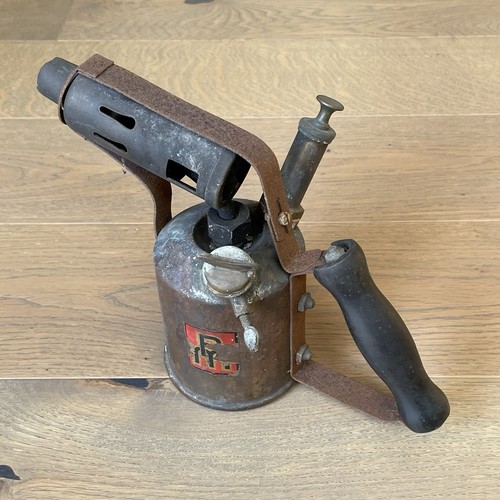 Vintage blow lamp torch - blow,