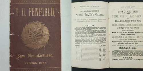 1880s antique penfield saw - penfield,