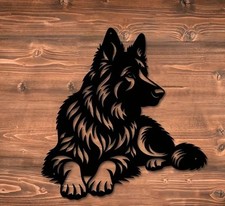METAL GERMAN SHEPHERD WALL ART