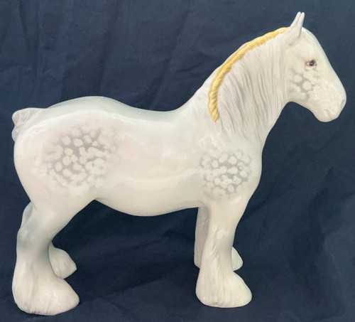 Vintage beswick horse grey - horse,