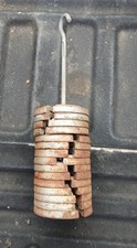 Vtg 15 Iron Round Slotted