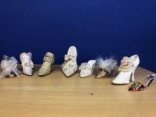 Job Lot Vintage Miniature Ornament Heel Shoes Display