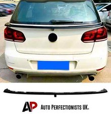 VW Golf MK6 Gloss Black Rear