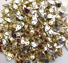 200 /400pcs 8mm,10mm,15mm,20mm Rhinestones Teardrop Flat Back Acrylic Gem Sewing