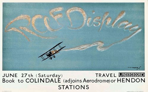 Vintage 1925 raf colindale - vintage,