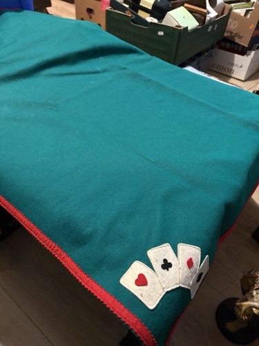 Vintage appliqué felt - felt, bridge