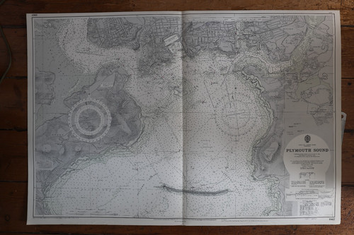 Plymouth sound admiralty chart - admiralty,