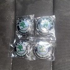 skoda wheel centre caps set  x4 for Fabia-Octavia-Citigo 