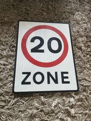 Mph zone road sign - 20,