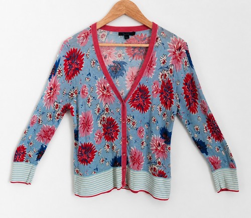 Boden cardigan blue pink - cardigan, uk