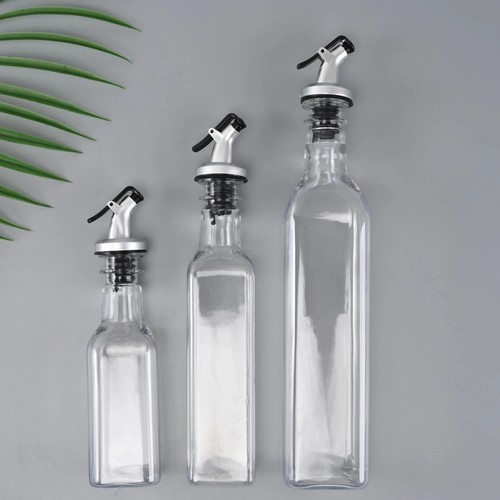 Clear olive oil pourer cooking - clear,