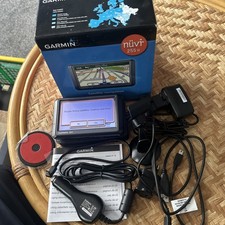 Garmin Nuvi 255W Sat Nav GPS UK/Europe With Accessories -UNTESTED