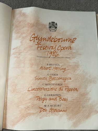 Glyndebourne historic opera - glyndebourne,