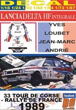 DECAL LANCIA DELTA INTEGRALE