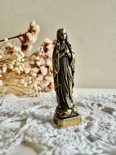 Handcrafted solid brass virgin - handcrafted,