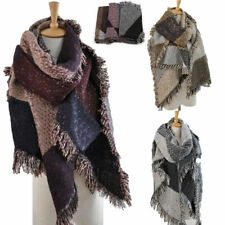Cashmere Scarf Wool Blend Shawl Ladies Large Thick Warm Pashmina Wrap Scarves uk