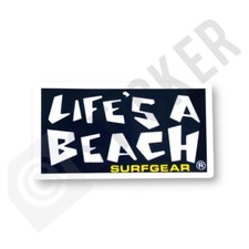 80s Lifes A Beach Black/White