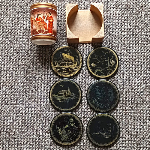 Vintage greek souvenir lot - greek,