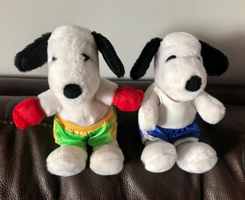 Vintage snoopy plush - 9", soft
