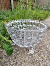 Vintage Large Clear  Glass