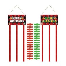 2Pcs Christmas Card Holder