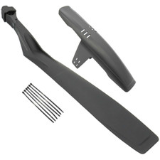 XLC Mudguard Set 26/27.5/29 Front & Rear MG-C28 Suspension Fork Compatible Black