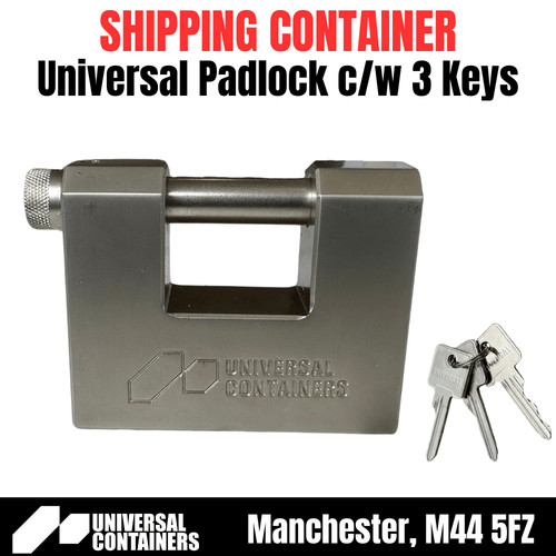 Shipping container padlock - container,