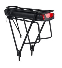 36V 13AH Electric Lithium Ebike Battery LED w/ Rear Rack Kit for 350W 500W 750W