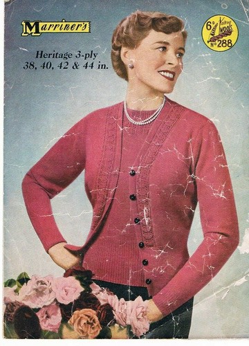 Vintage ladies twin set - vintage,