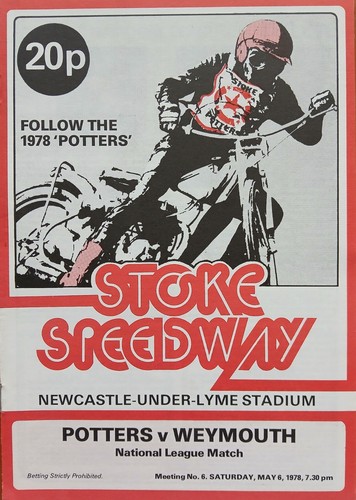 Stoke weymouth speedway - v,
