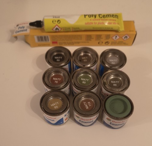 Joblot humbrol 14ml - 9x,