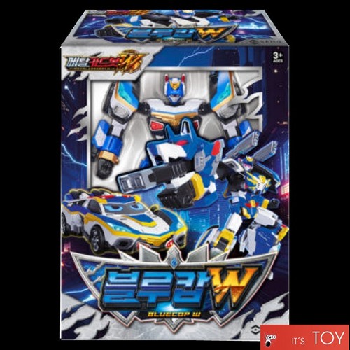 Metal cardbot blue cop - w, w