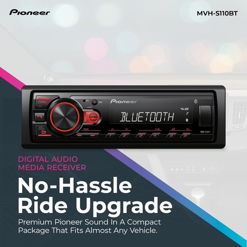 Pioneer mvh s110bt - pioneer, 1-din