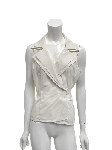Anne fontaine blouse white - fontaine,