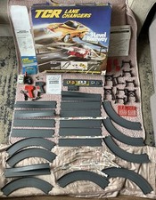 Vintage TCR Lane Changers 3 level Raceway Slotless Car Set - Boxed pls read