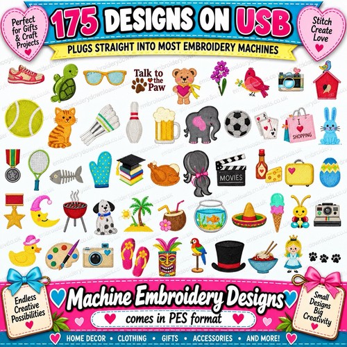 Huge 175 pes designs - designs, on