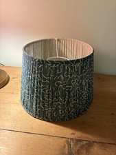 Oka Blue Squiggle Pleated