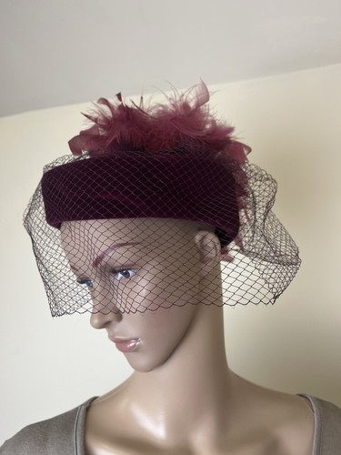 Vintage 1950s pillbox - 1950s, hat